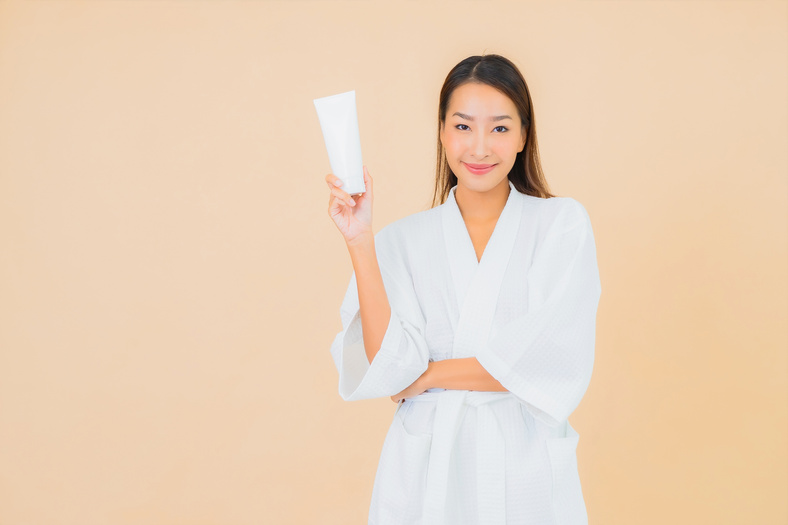 Woman Endorsing a Skincare Product  